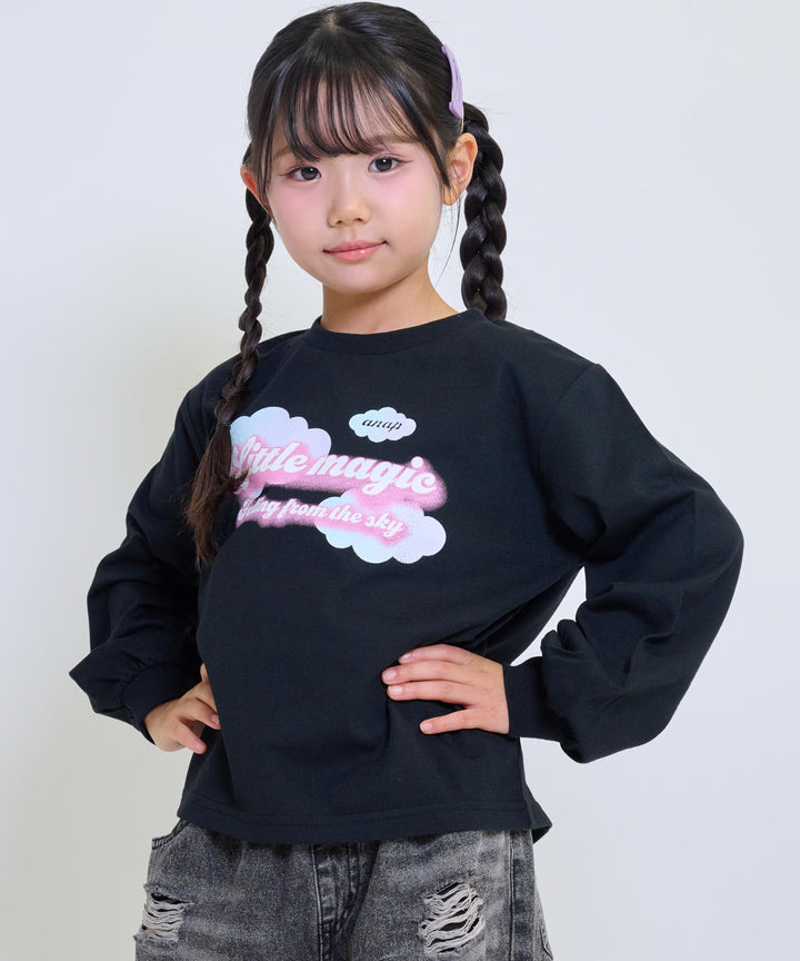 ブラック(120サイズ着用/身長：約110cm)