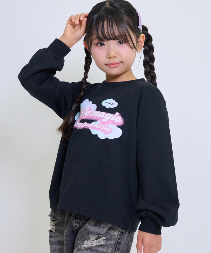 ブラック(120サイズ着用/身長：約110cm)