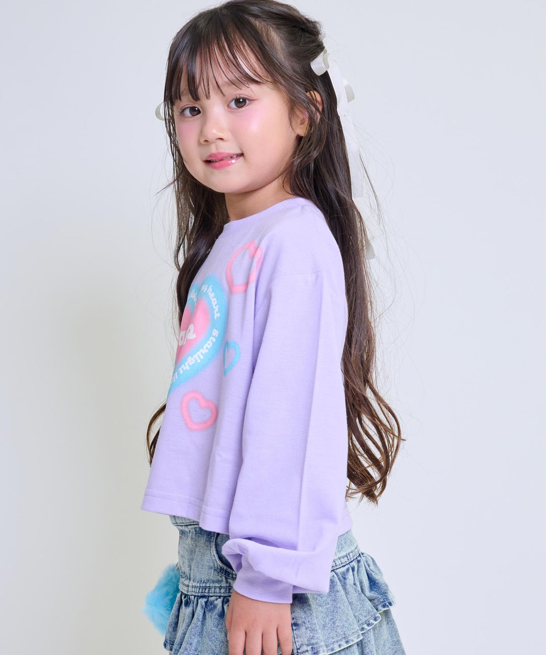 ラベンダー(110サイズ着用/身長：約102cm)