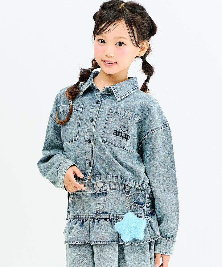 ブルー(130サイズ着用/身長：約128cm)
