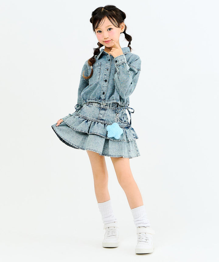 ブルー(130サイズ着用/身長：約128cm)