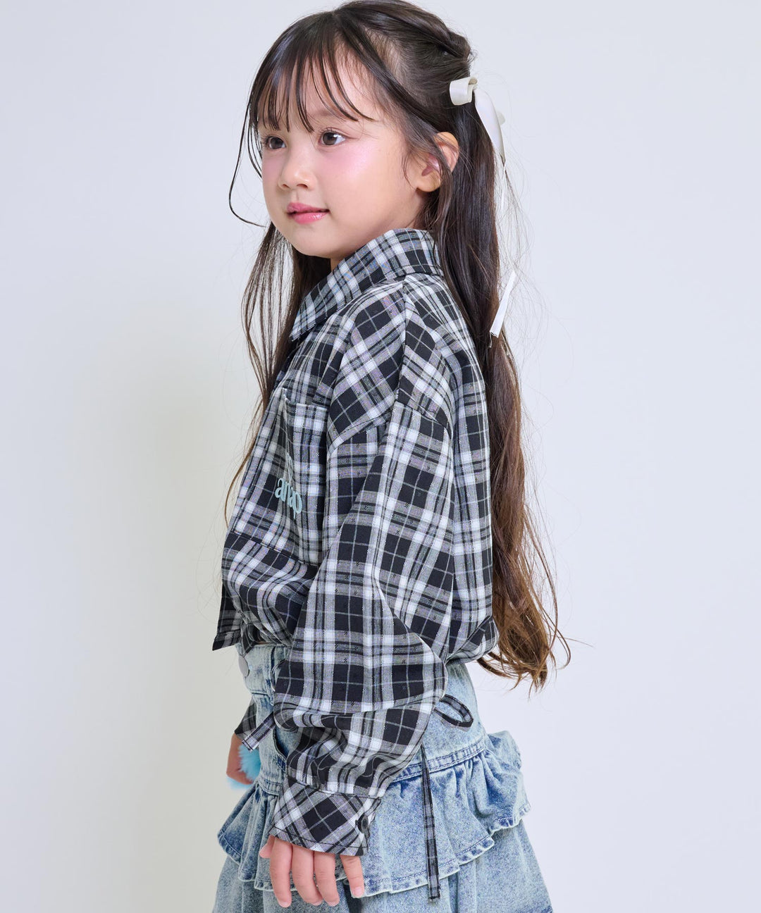 ブラック(110サイズ着用/身長：約102cm)