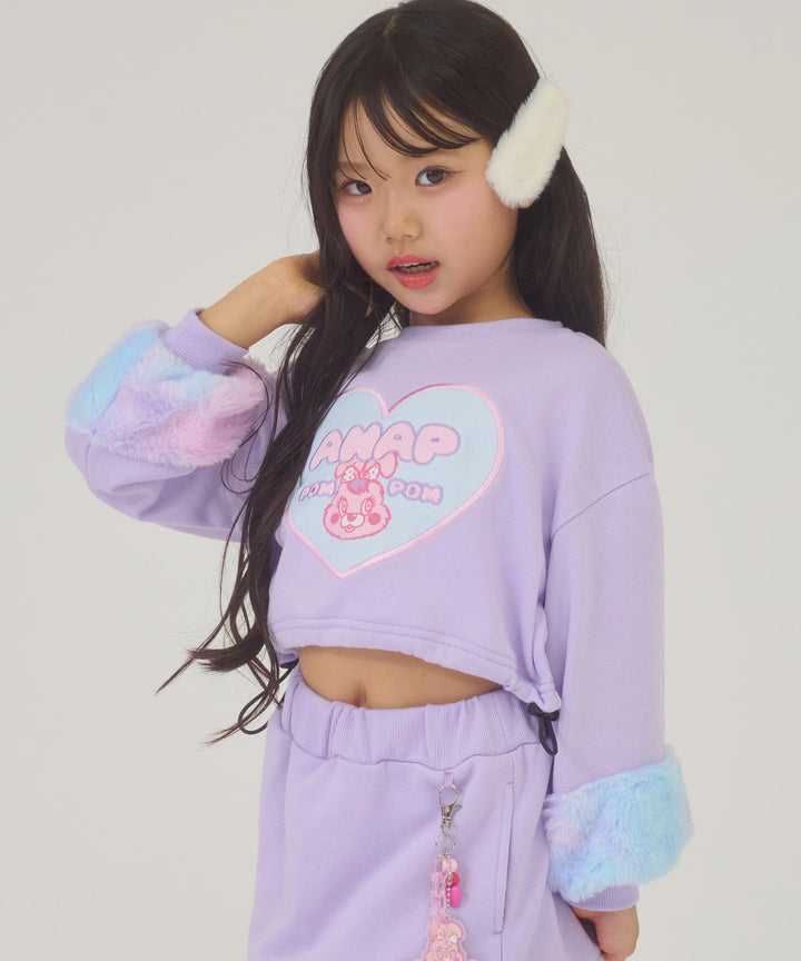 ラベンダー(110サイズ着用/身長：約112cm)