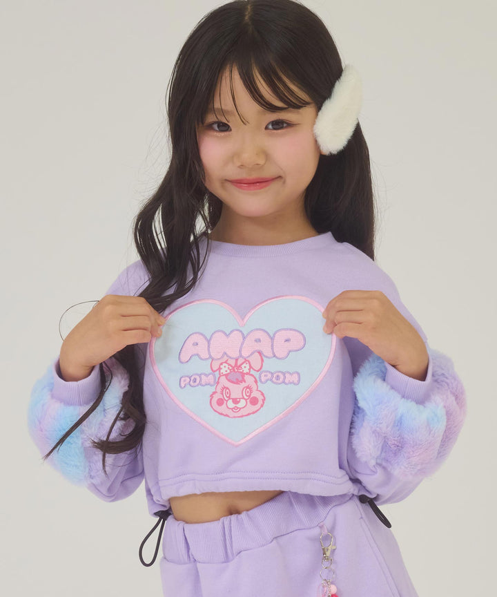 ラベンダー(110サイズ着用/身長：約112cm)