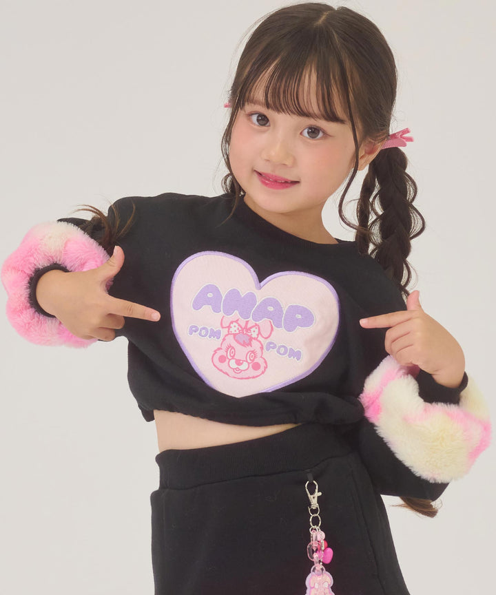 ブラック(110サイズ着用/身長：約108cm)