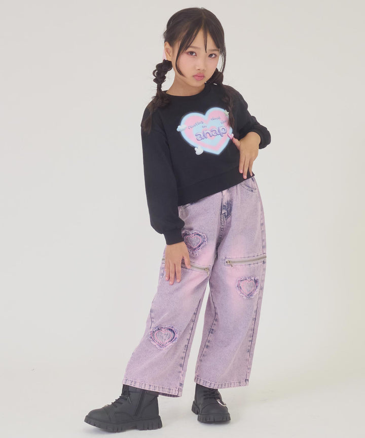 ブラック(120サイズ着用/身長：約124cm)