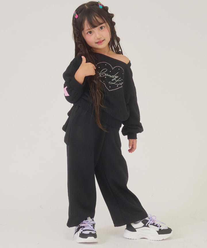 ブラック(110サイズ着用/身長：約108cm)