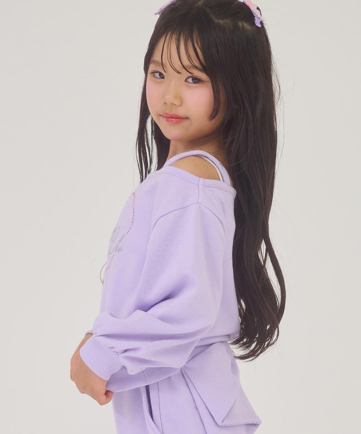 ラベンダー(110サイズ着用/身長：約112cm)