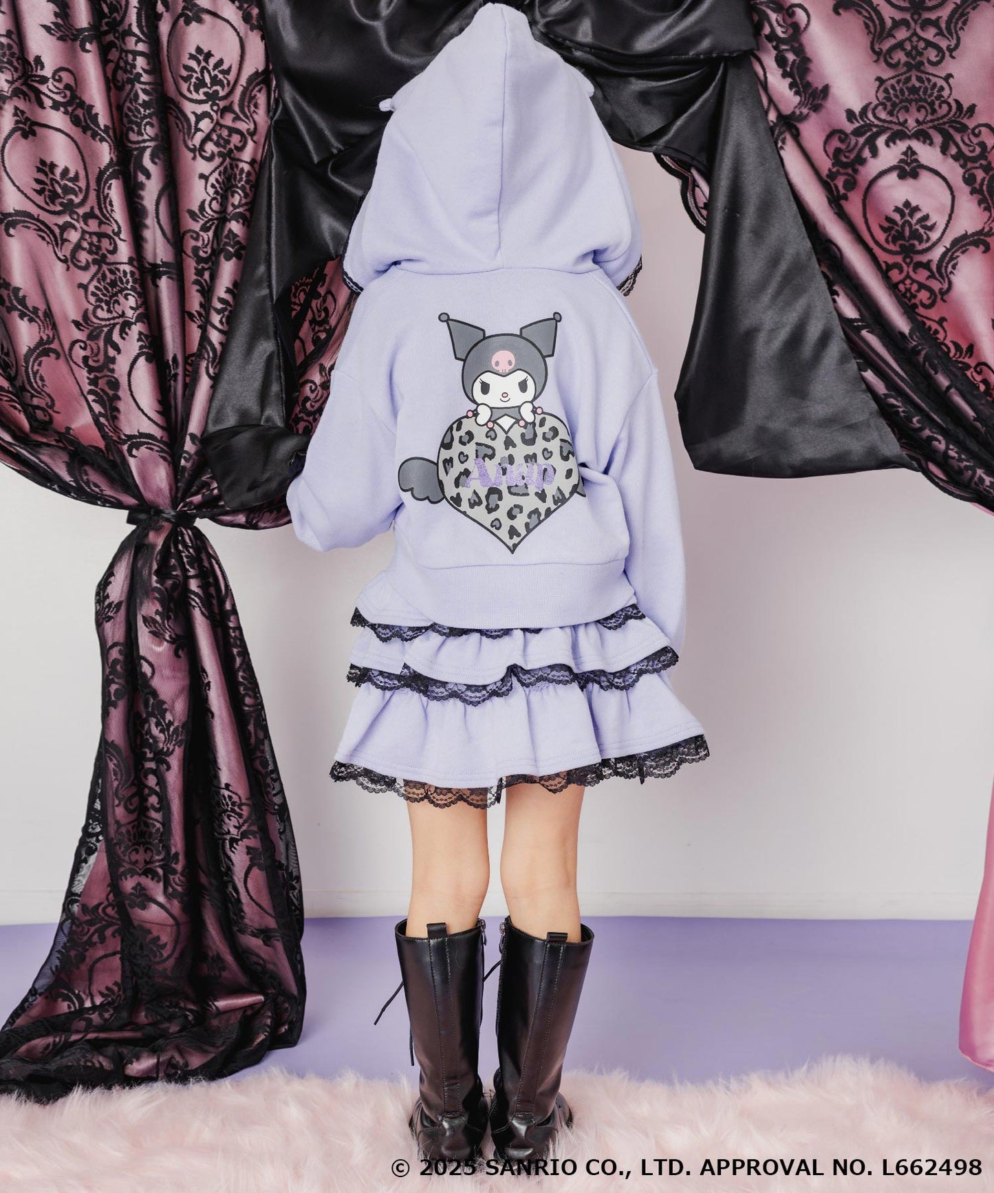 ラベンダー(110サイズ着用/身長：約106cm)