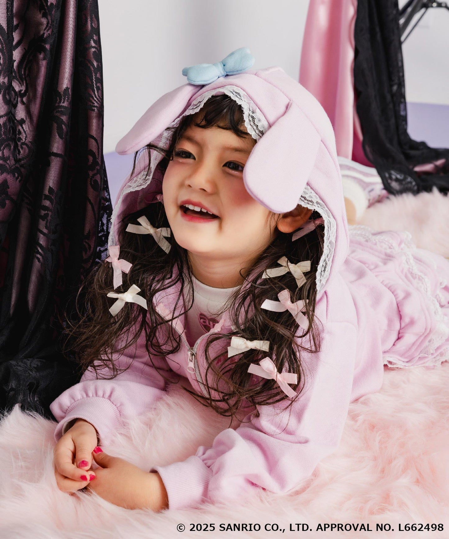 イトピンク(110サイズ着用/身長：約103cm)