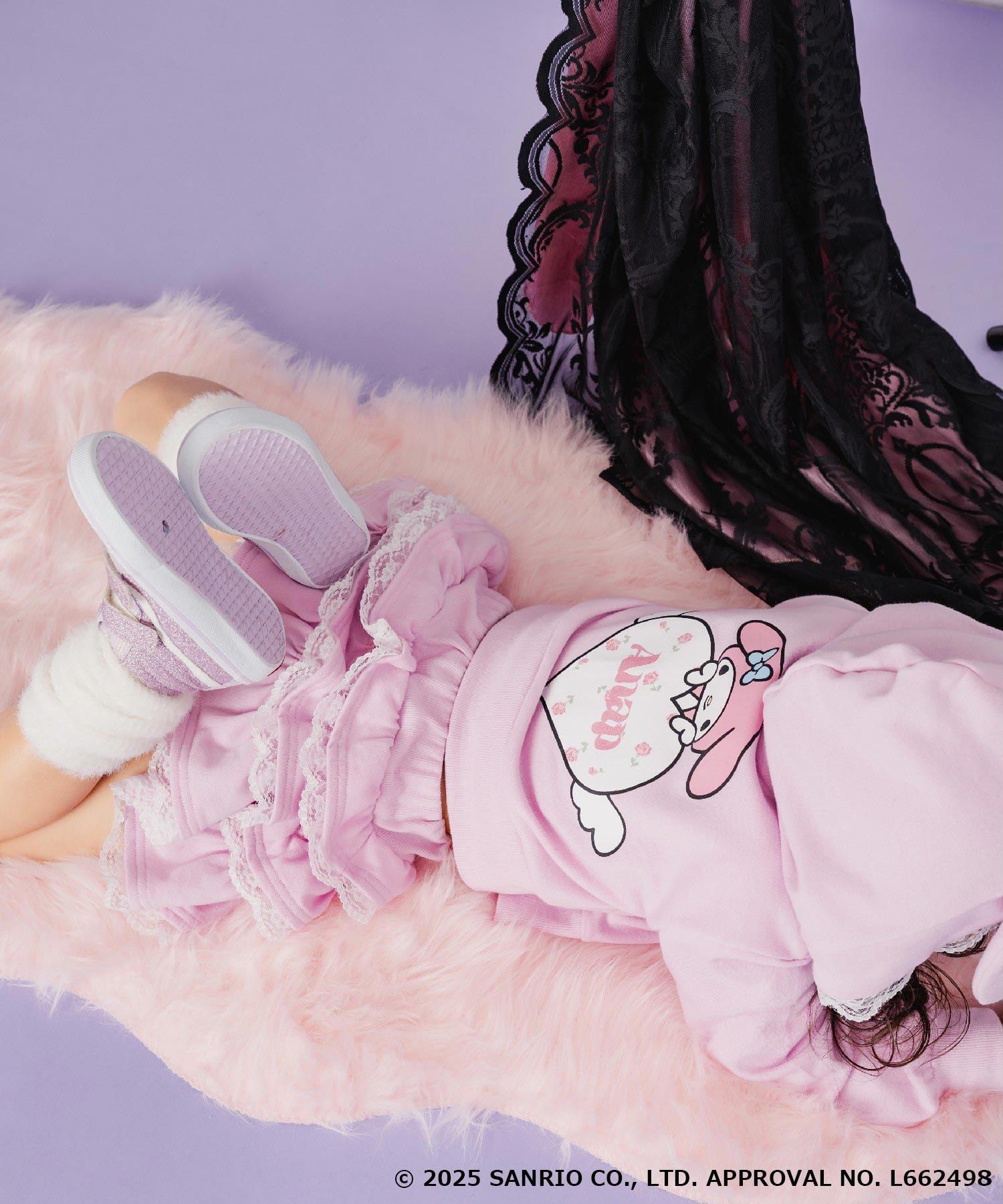 ライトピンク(110サイズ着用/身長：約103cm)