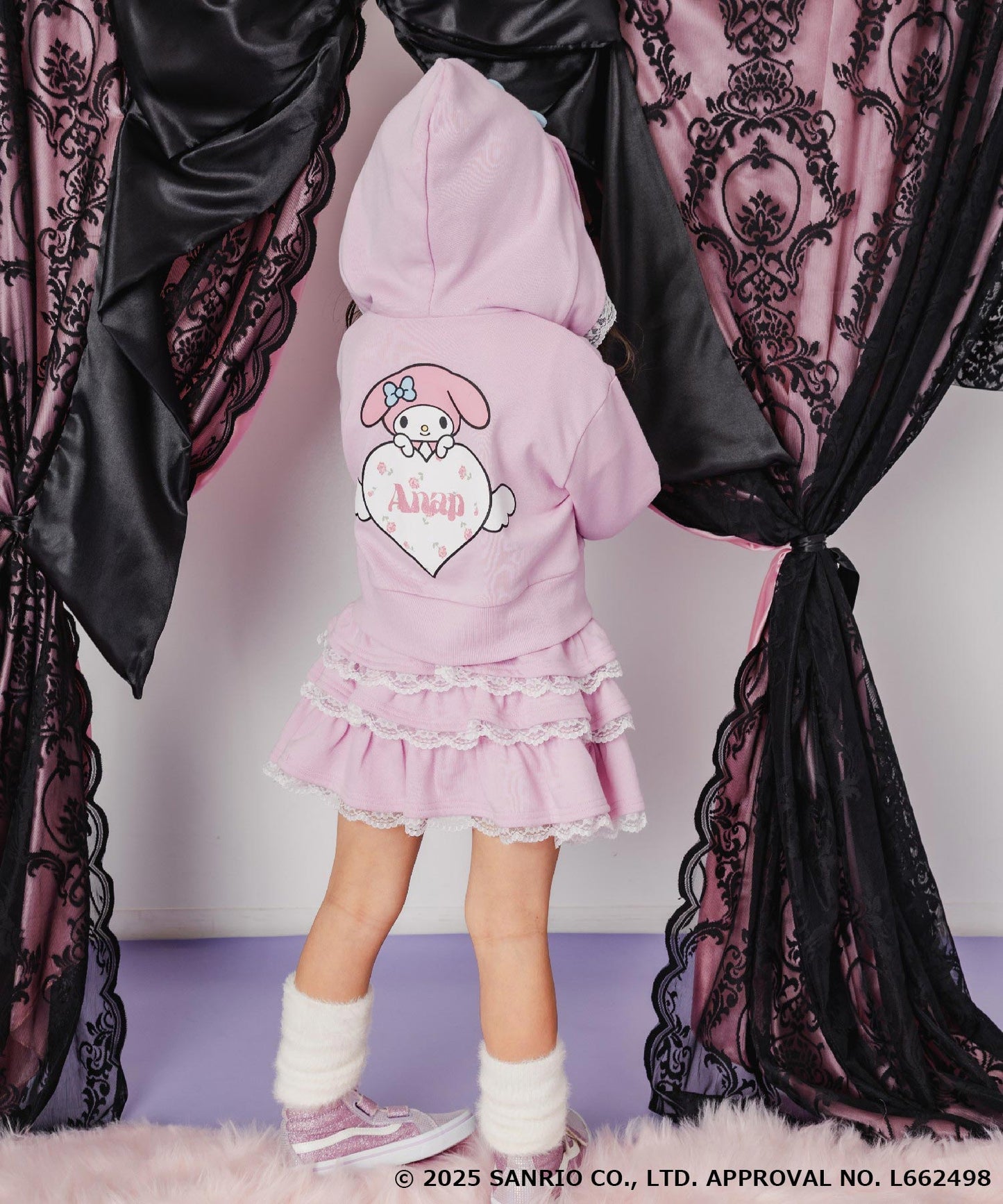 ライトピンク(110サイズ着用/身長：約103cm)