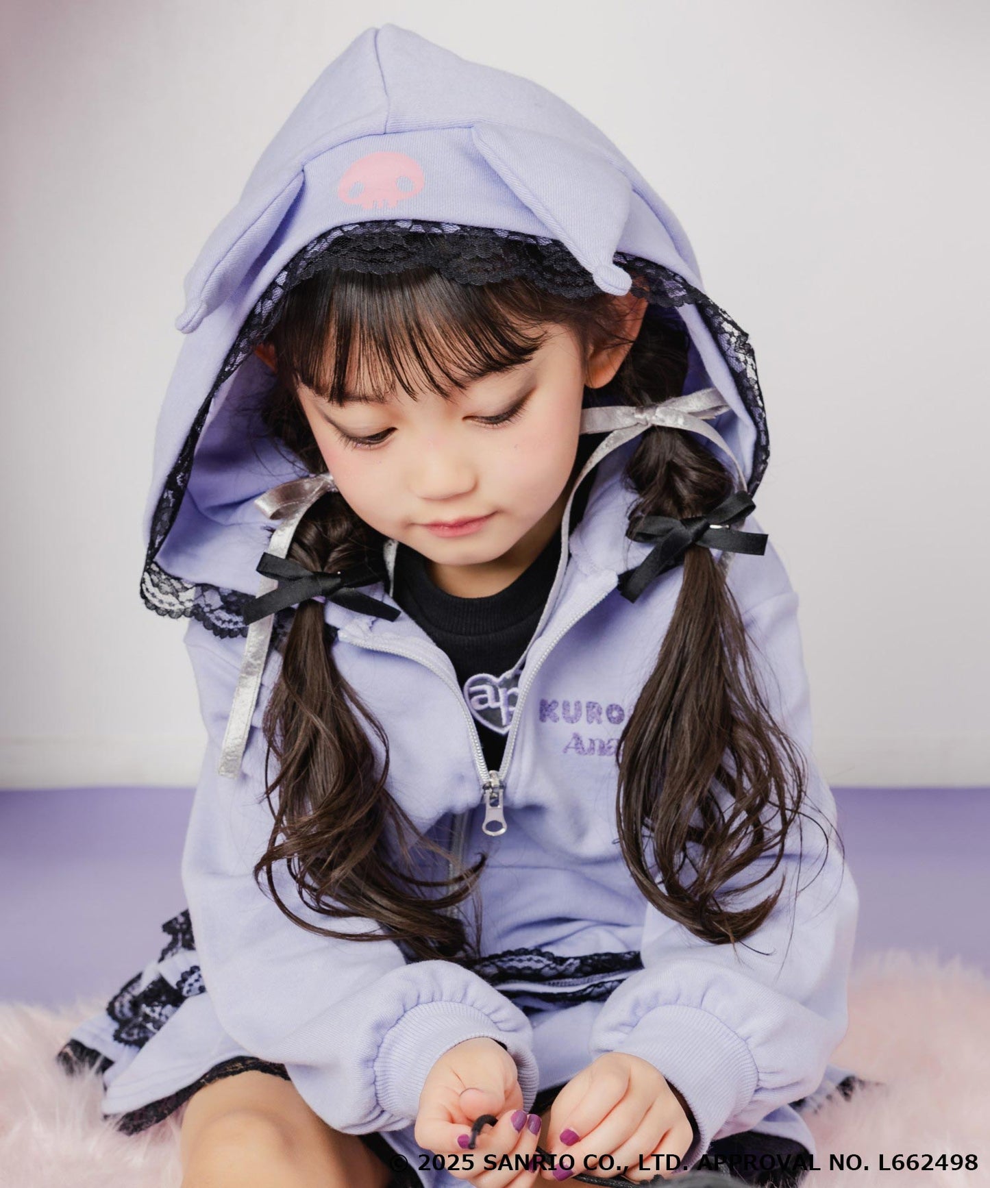 ラベンダー(110サイズ着用/身長：約106cm)