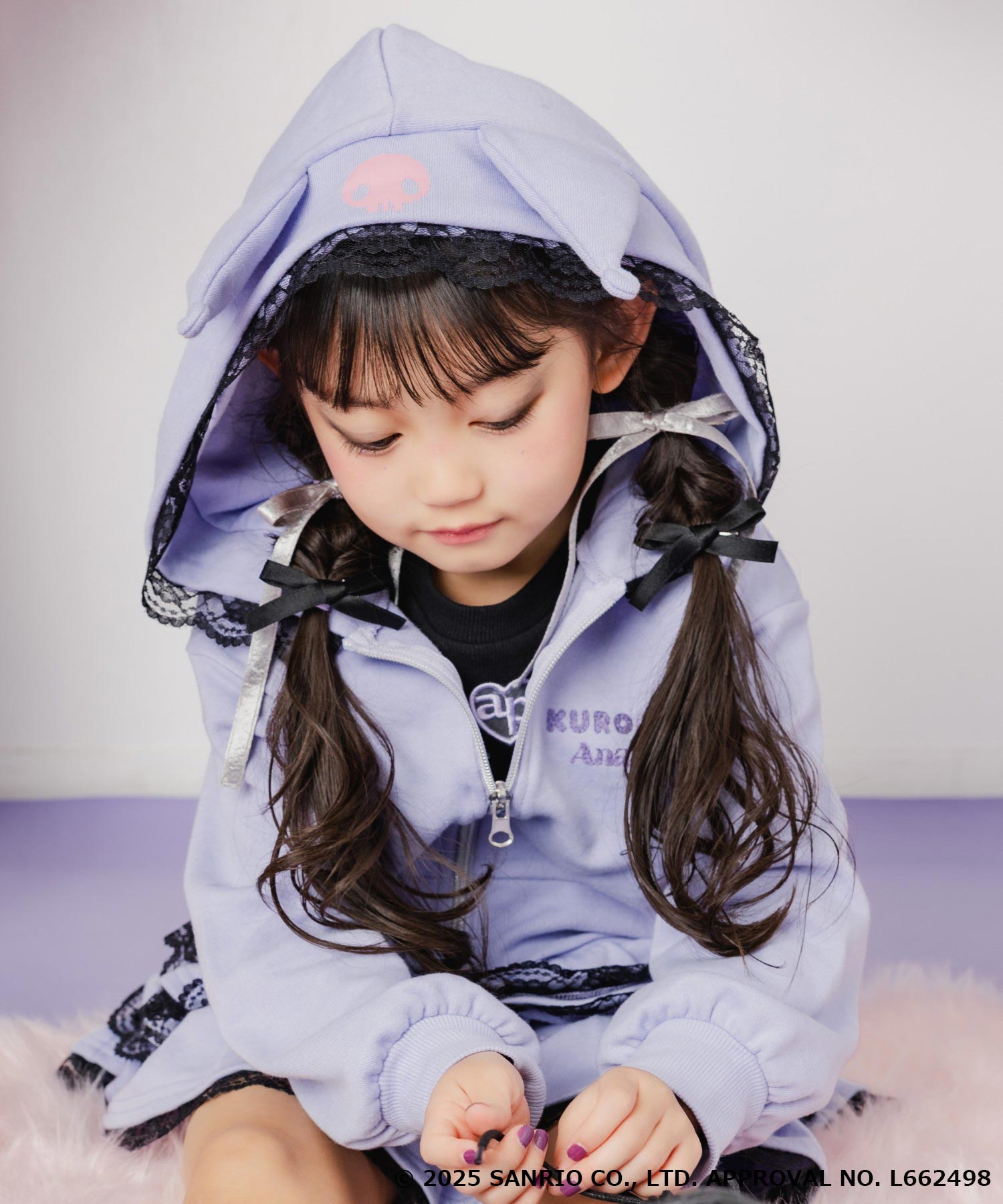 ラベンダー(110サイズ着用/身長：約106cm)