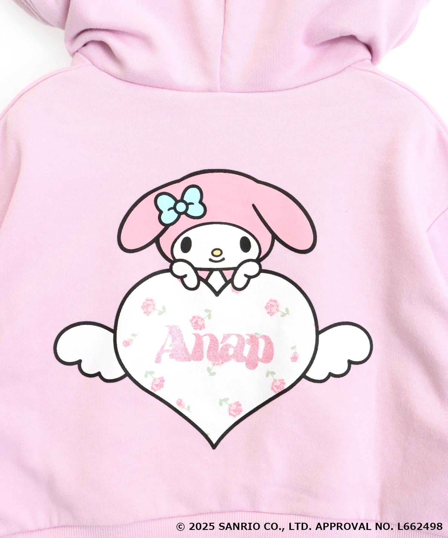 ANAPKIDS ×【 マイメロディ♥クロミ 】耳付きフーディー フリル