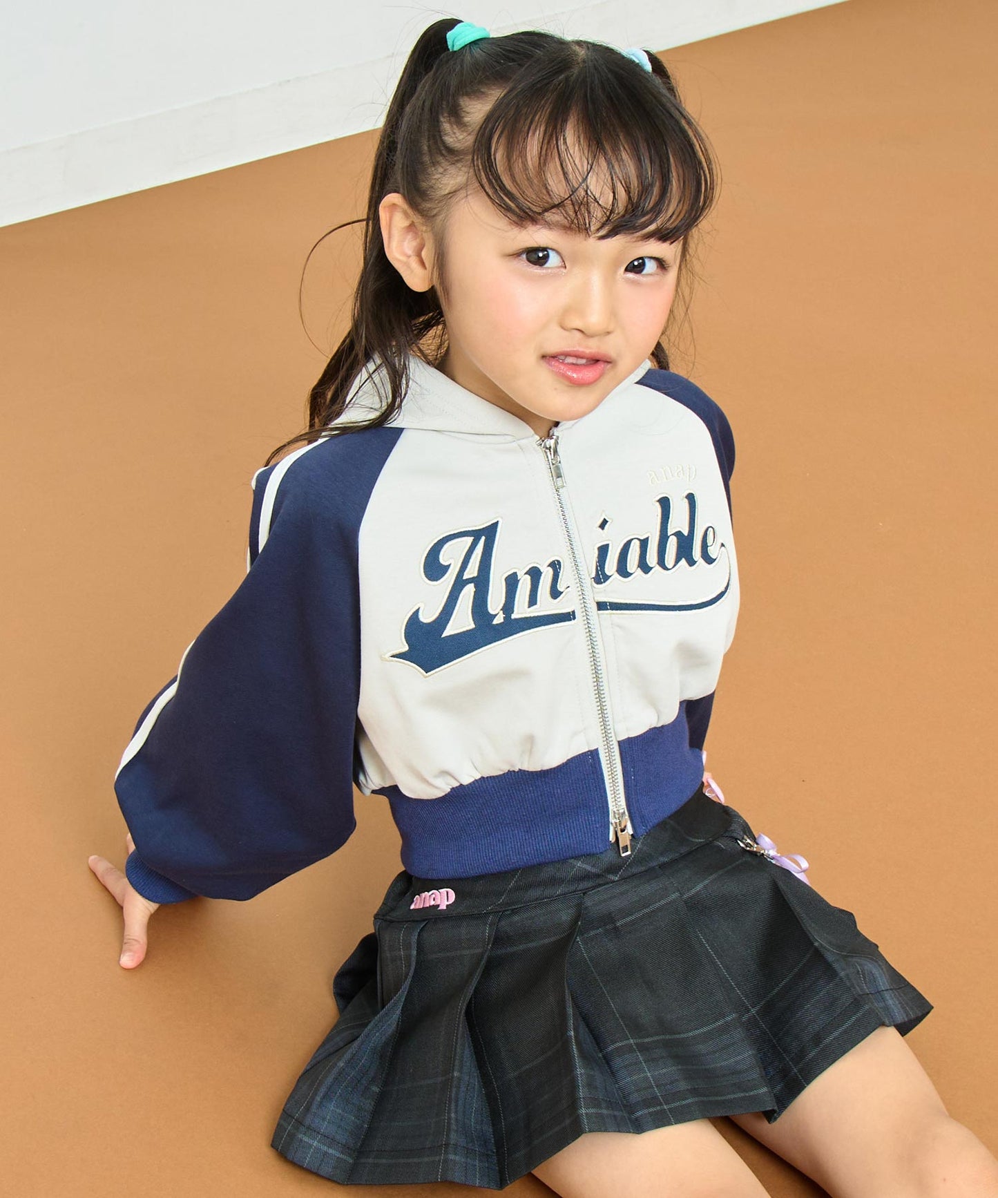 ダブルジップ ジャージ パーカー【ジュニアお揃い】 424-3467