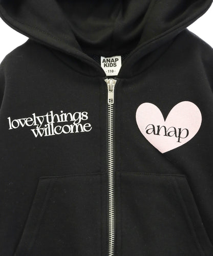 ネコ耳付 スウェット ジップ パーカー【別売りセットアップ】 424-3523