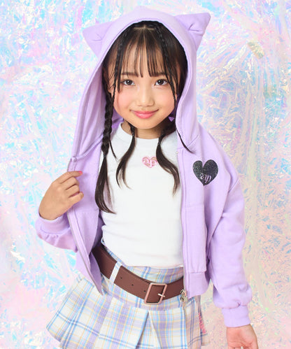 ラベンダー(110サイズ着用/身長：約115cm)