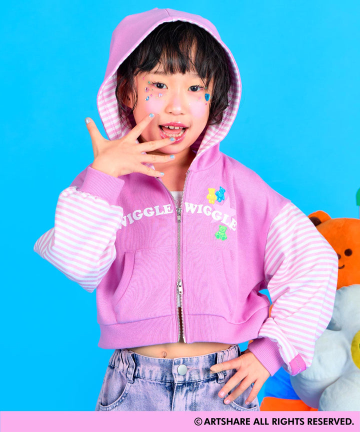 ピンク(120サイズ着用/身長：約120cm)
