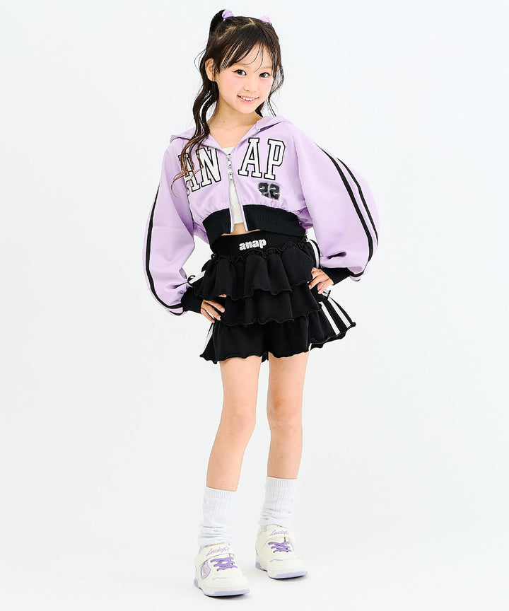 ラベンダー(130サイズ着用/身長：約128cm)