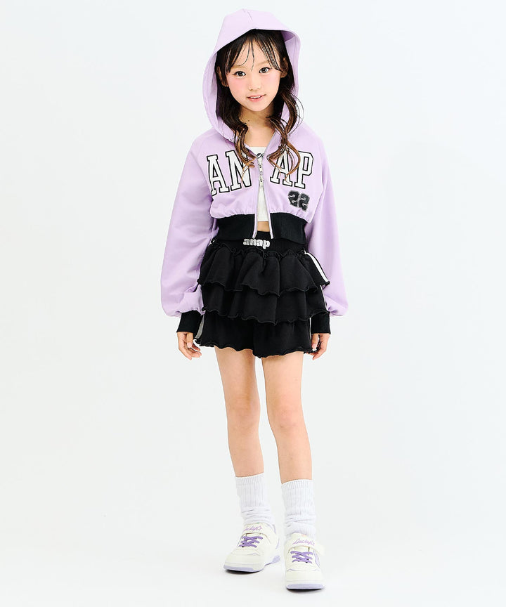 ラベンダー(130サイズ着用/身長：約128cm)