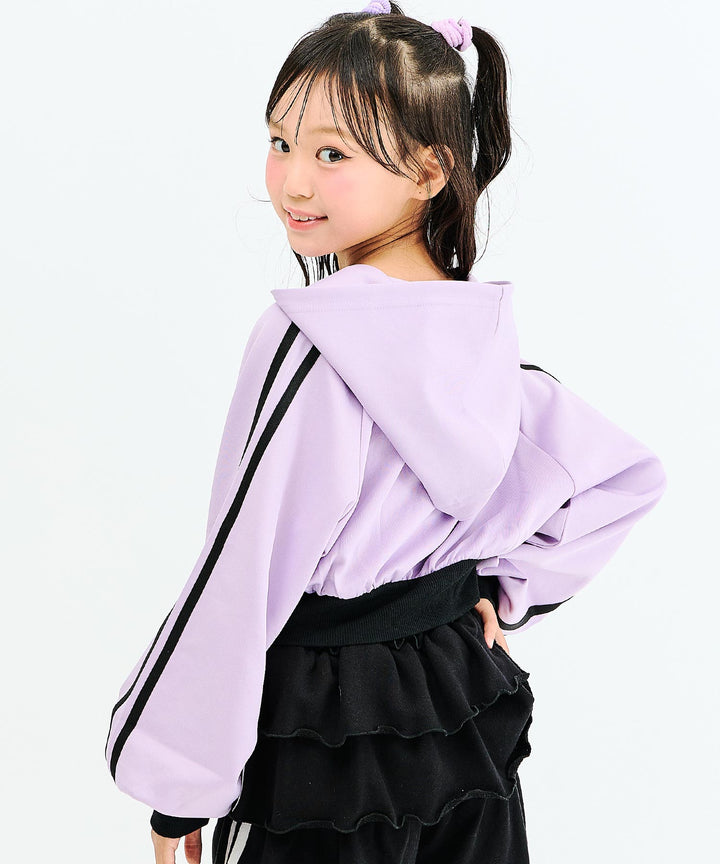 ラベンダー(130サイズ着用/身長：約128cm)