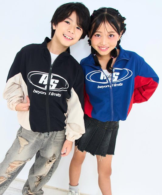 配色 ブルゾン【ユニセックスアイテム】【ジュニアお揃い】 425-3463