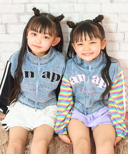 ブラック(110サイズ着用/身長：約106cm)ミックス(110サイズ着用/身長：約103cm)