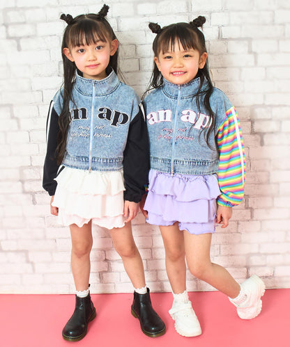 ブラック(110サイズ着用/身長：約106cm)ミックス(110サイズ着用/身長：約103cm)