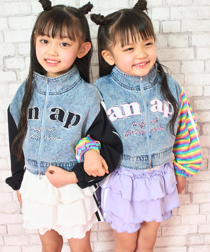 ブラック(110サイズ着用/身長：約106cm)ミックス(110サイズ着用/身長：約103cm)