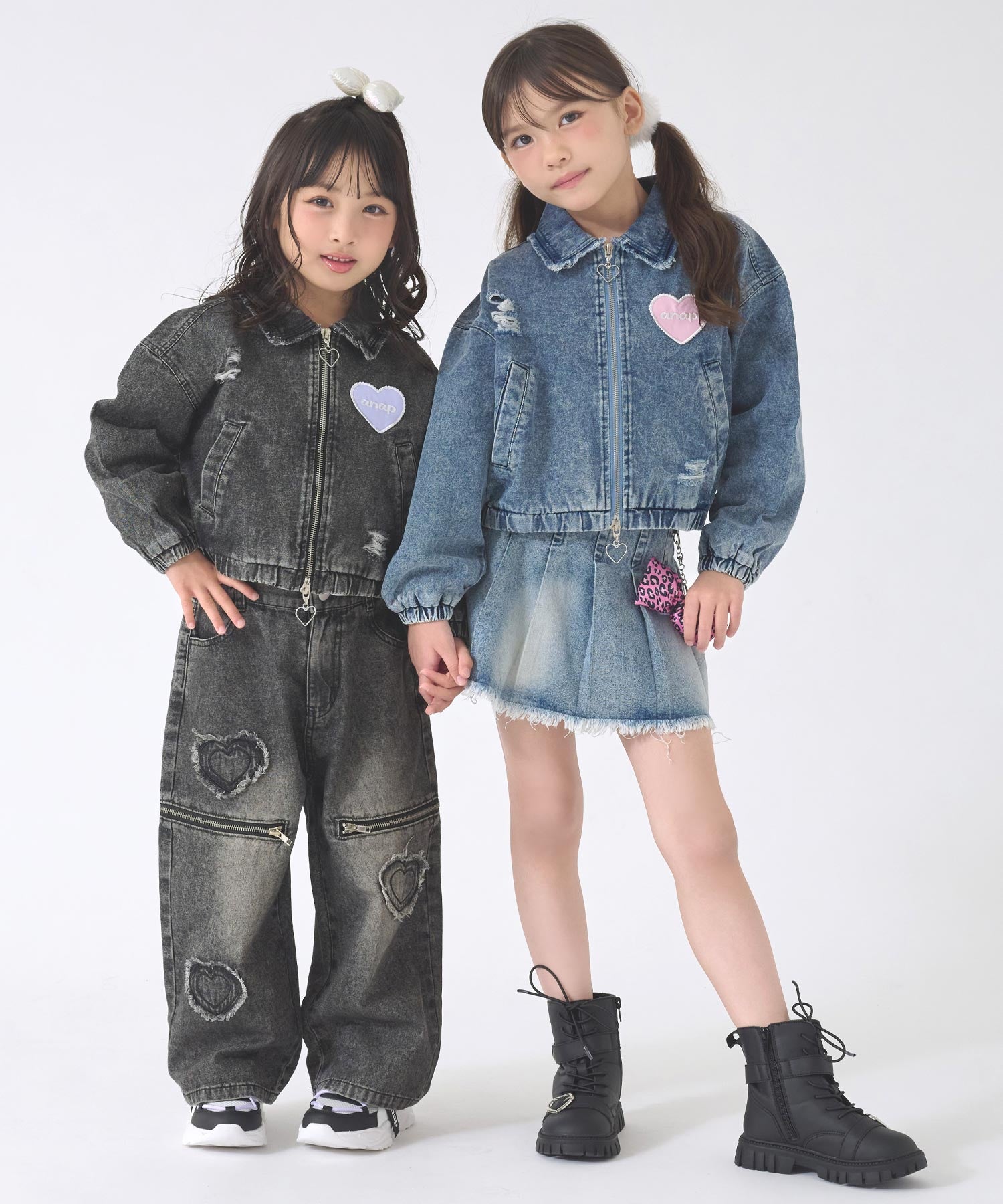 衿フリンジ デニムジャケット 425-3684 – ANAP オンラインショップ