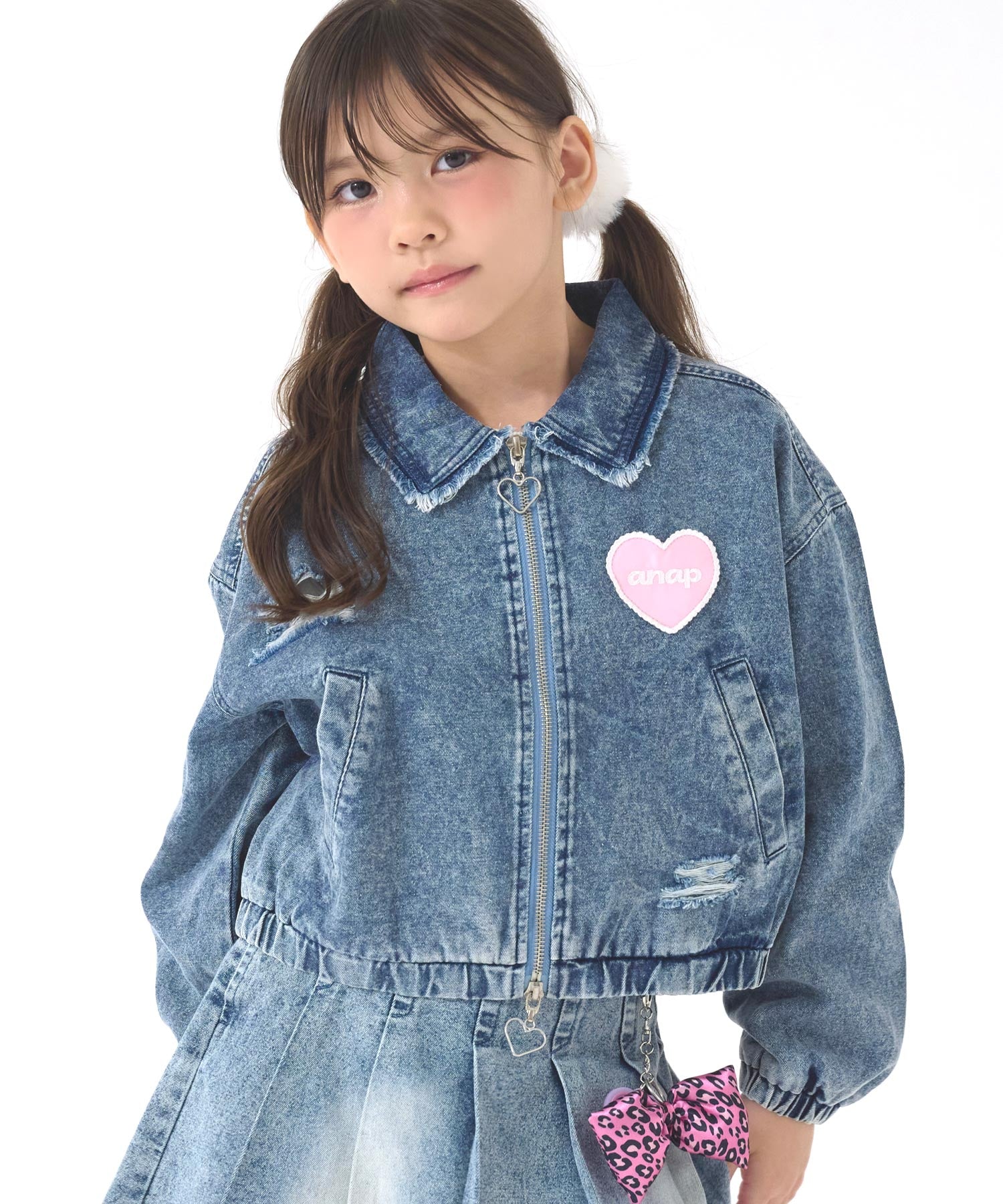衿フリンジ デニムジャケット 425-3684 – ANAP オンラインショップ