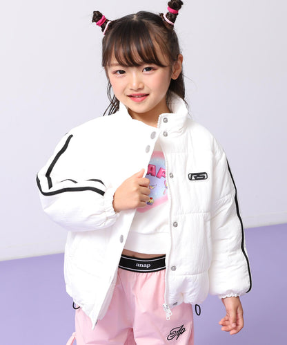 ホワイト(110サイズ着用/身長：約112cm)