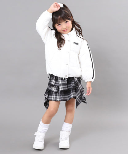 ホワイト(110サイズ着用/身長：約115cm)