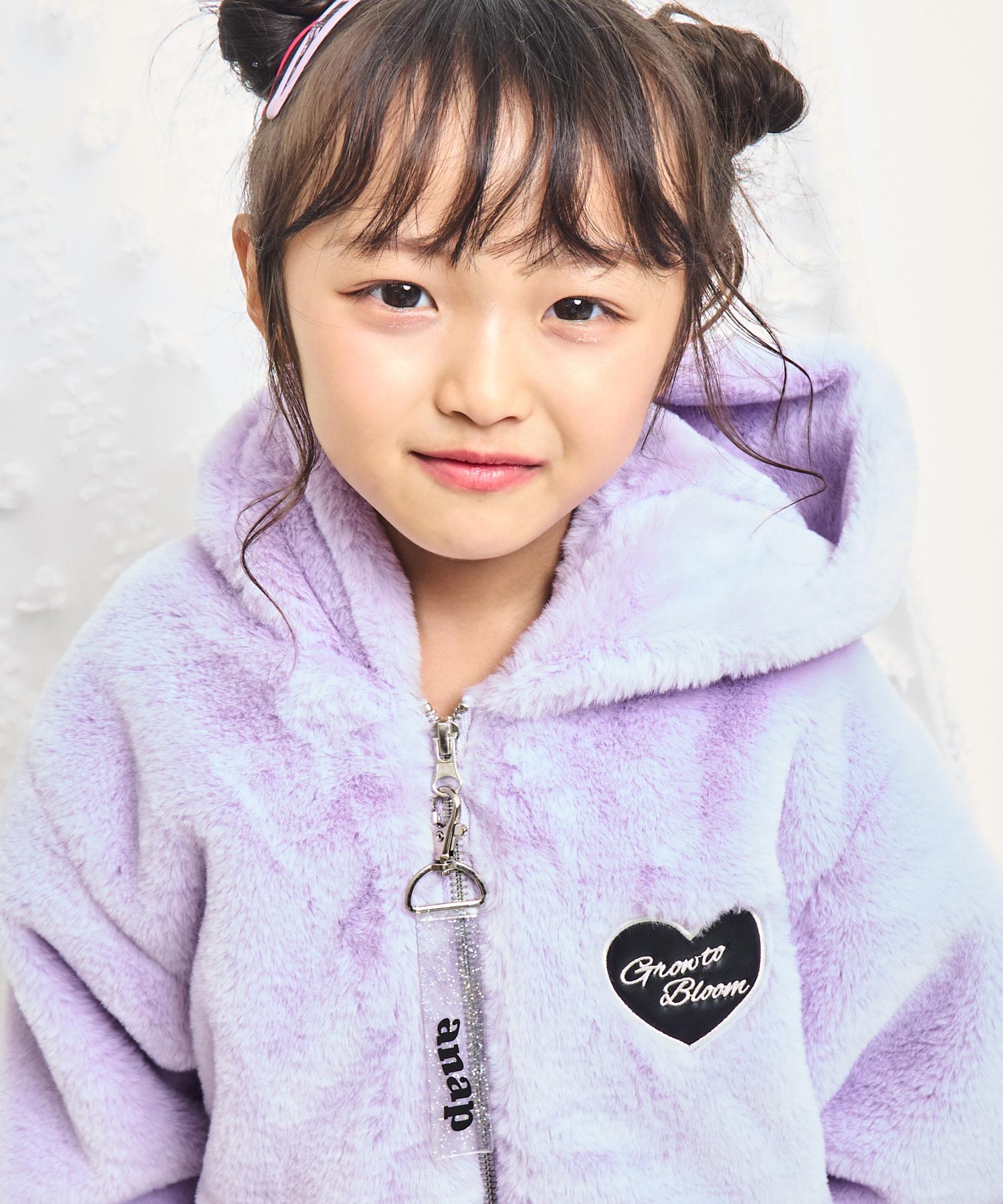 ラベンダー(110サイズ着用/身長：約112cm)