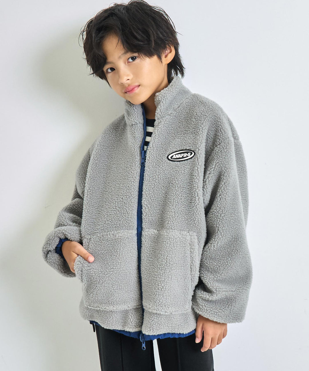 ネイビー(130サイズ着用/身長：約130cm)