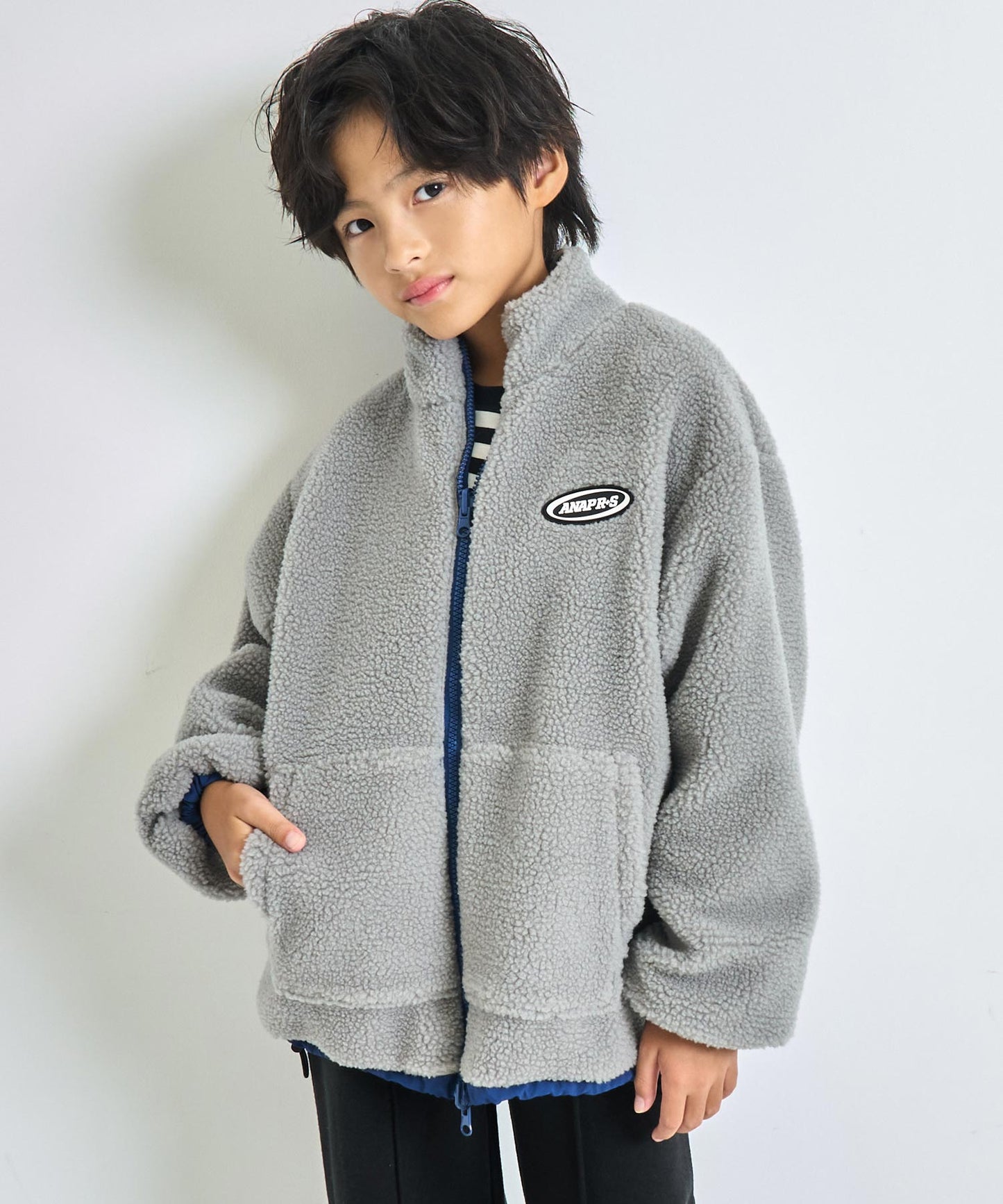 ネイビー(130サイズ着用/身長：約130cm)