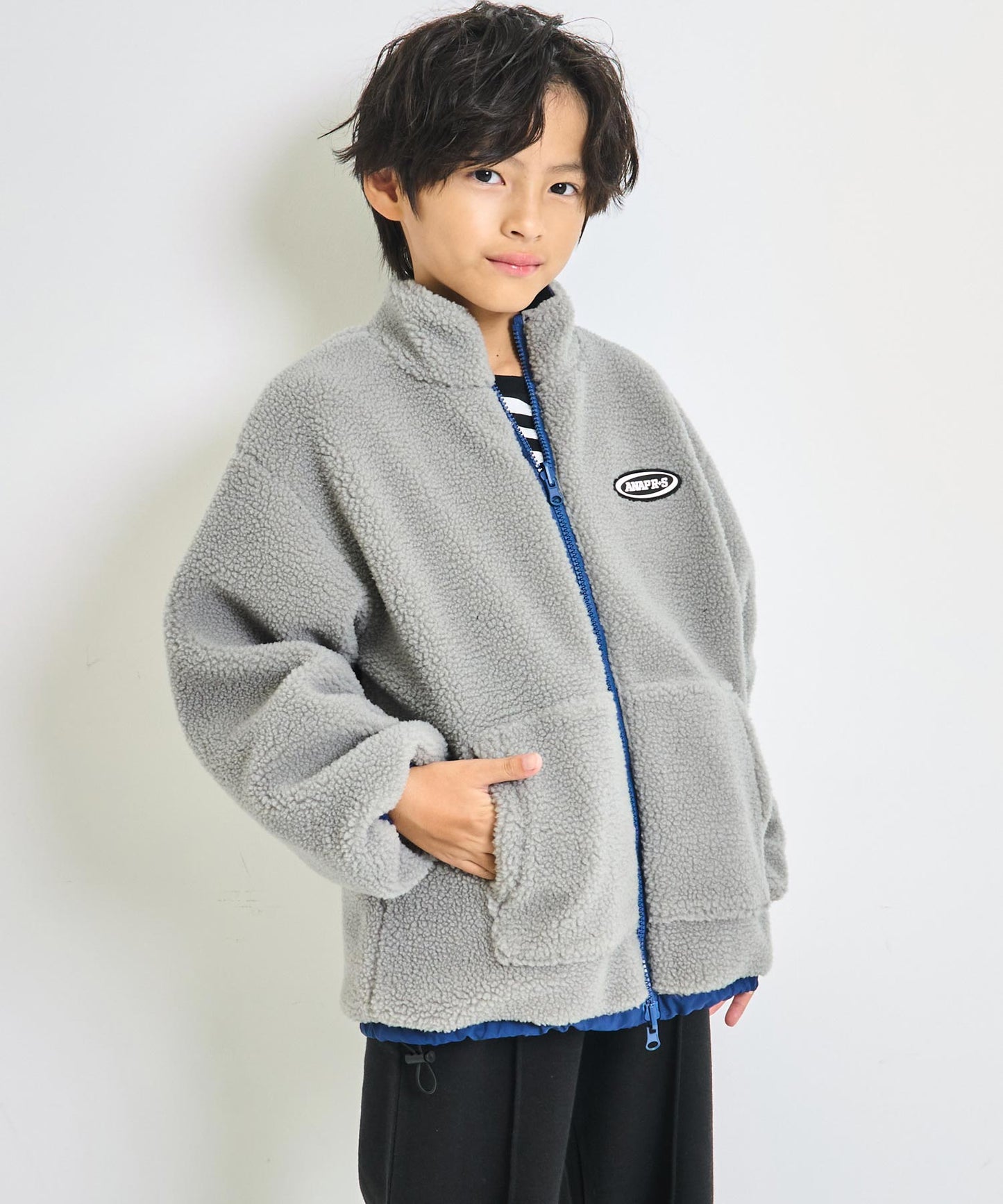 ネイビー(130サイズ着用/身長：約130cm)