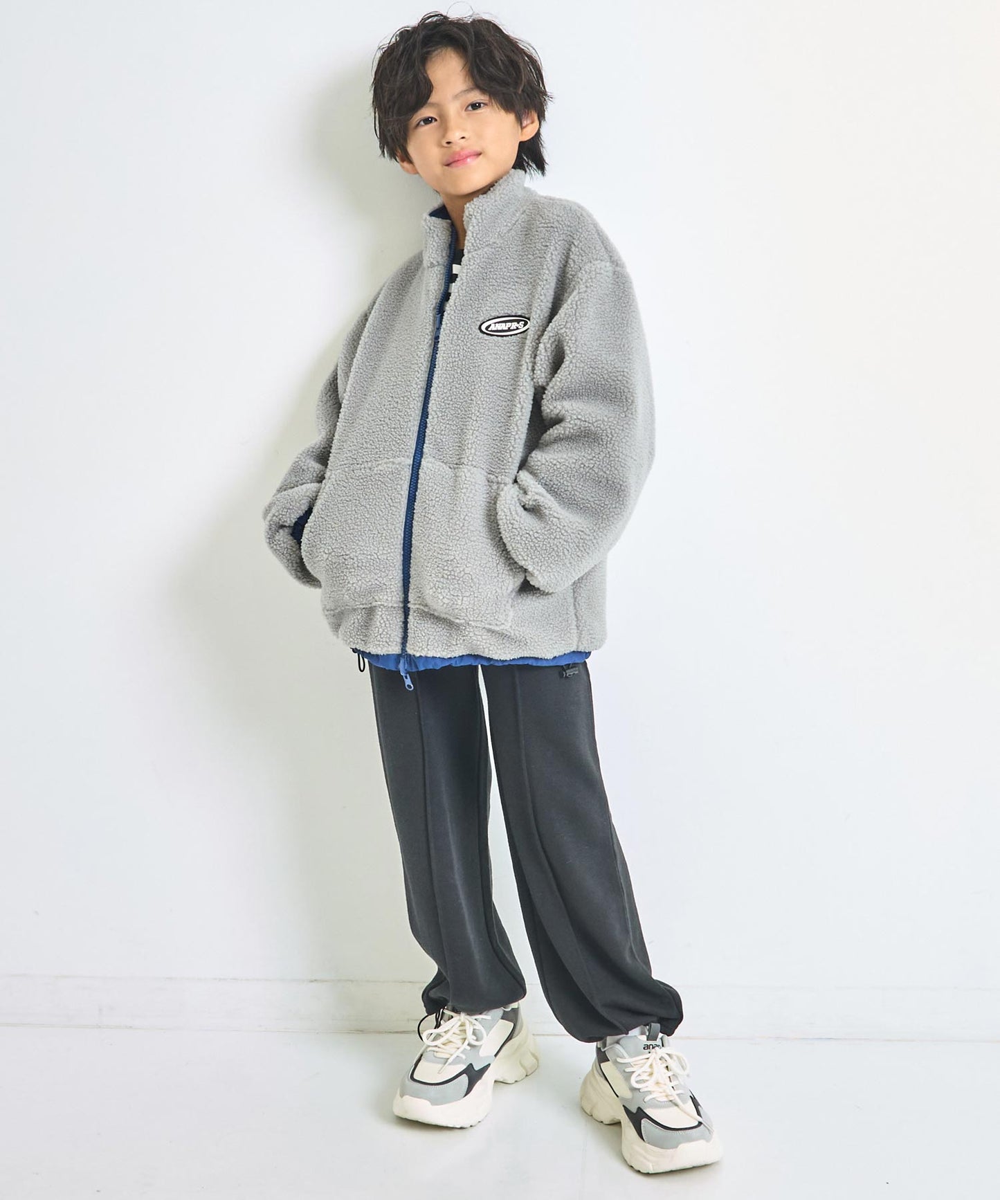 ネイビー(130サイズ着用/身長：約130cm)