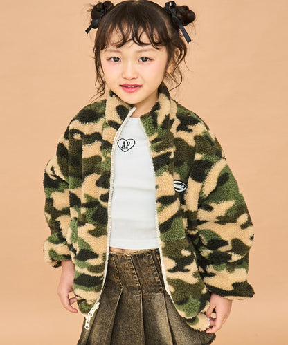 ベージュ(110サイズ着用/身長：約112cm)