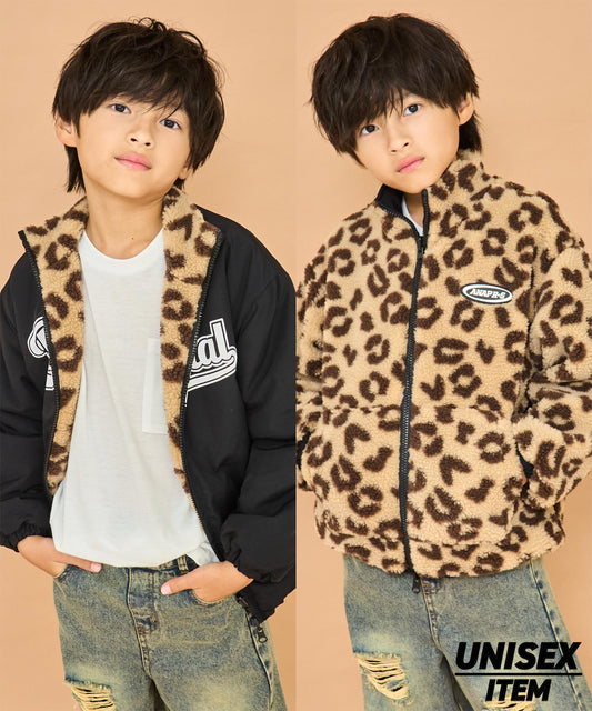 撥水加工 リバーシブル ボア ブルゾン 【ジュニアお揃い】 426-3476