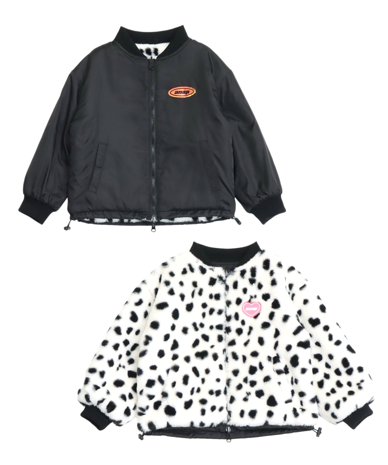 ホワイト/ブラック(色見本)