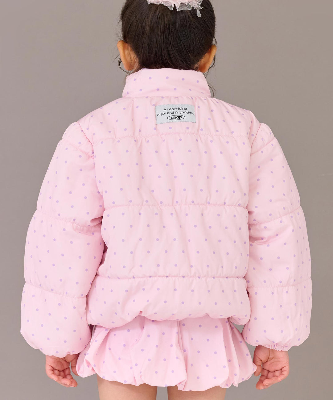ピンク(120サイズ着用/身長：約120cm)