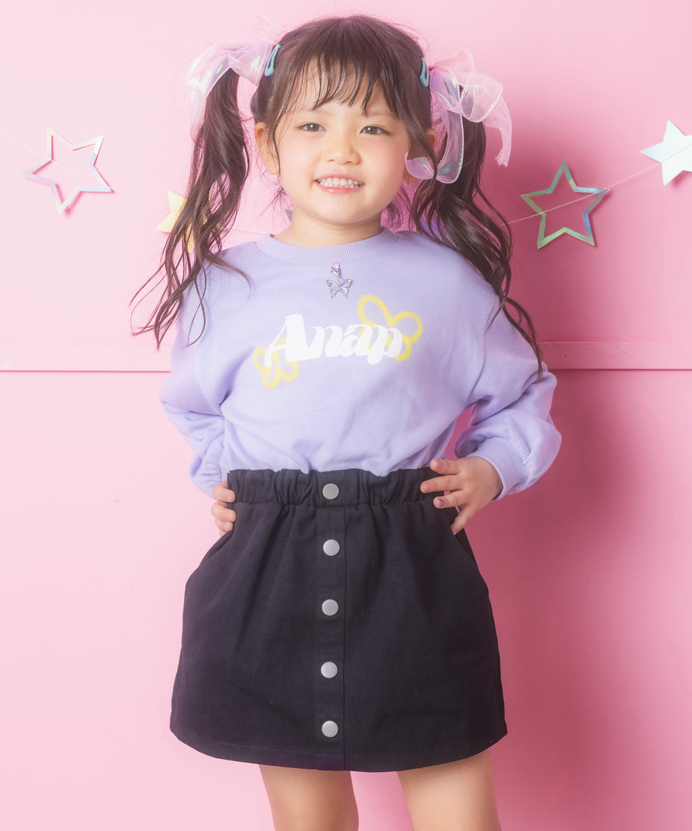 ラベンダー(110サイズ着用/身長：約103cm)
