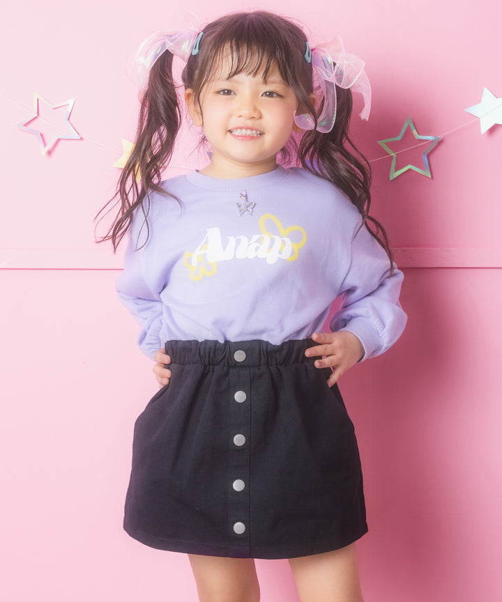 ラベンダー(110サイズ着用/身長：約103cm)
