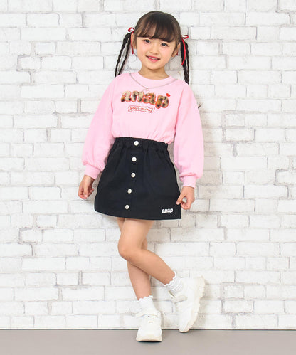 ライトピンク(110サイズ着用/身長：約113cm)