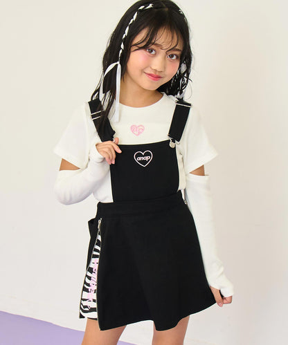 ブラック(120サイズ着用/身長：約128cm)