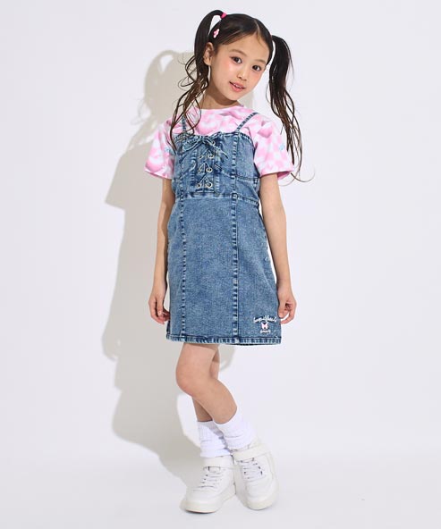 スピンドル ストレッチ ワンピース 427-3569