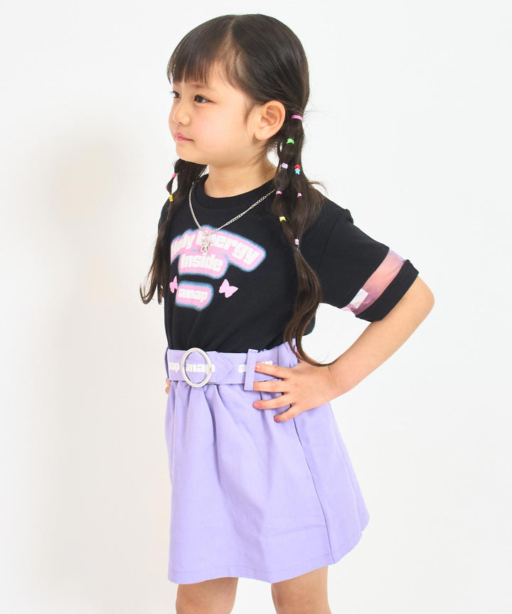 ブラック(110サイズ着用/身長：約103cm)
