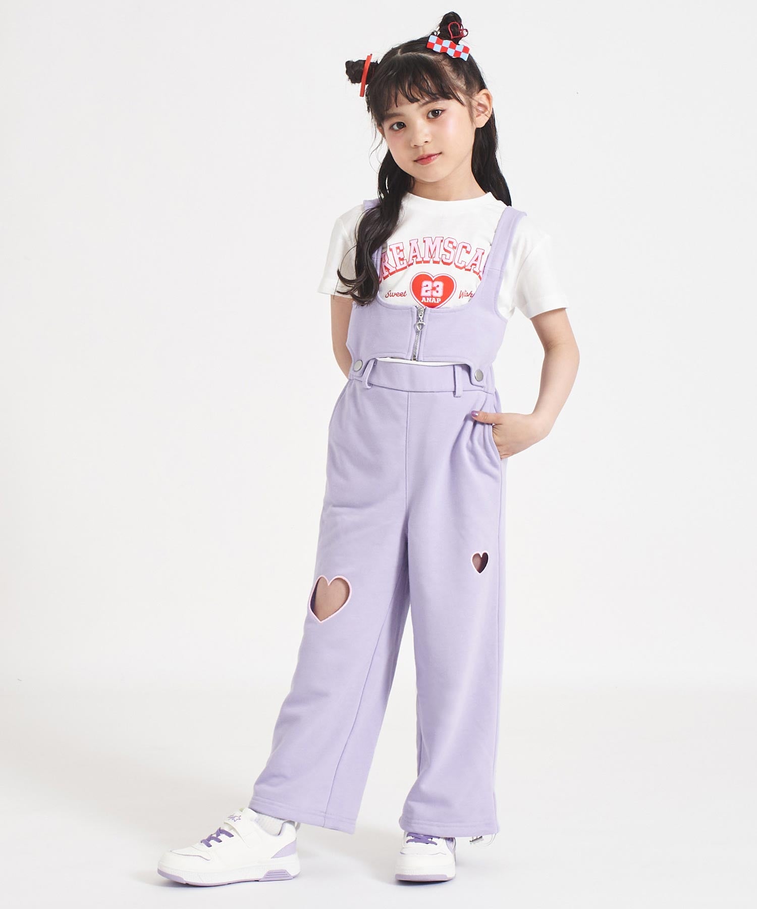 マルチWAY ハートアキ スウェットサロペット 427-3629 – ANAP